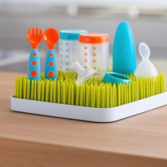 Boon Grass Counter Baby Bottles Drying Rack - Picture 4 of 6